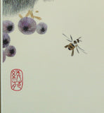 Scenes from Nature VI ( Mantis, Grapes and Bee)